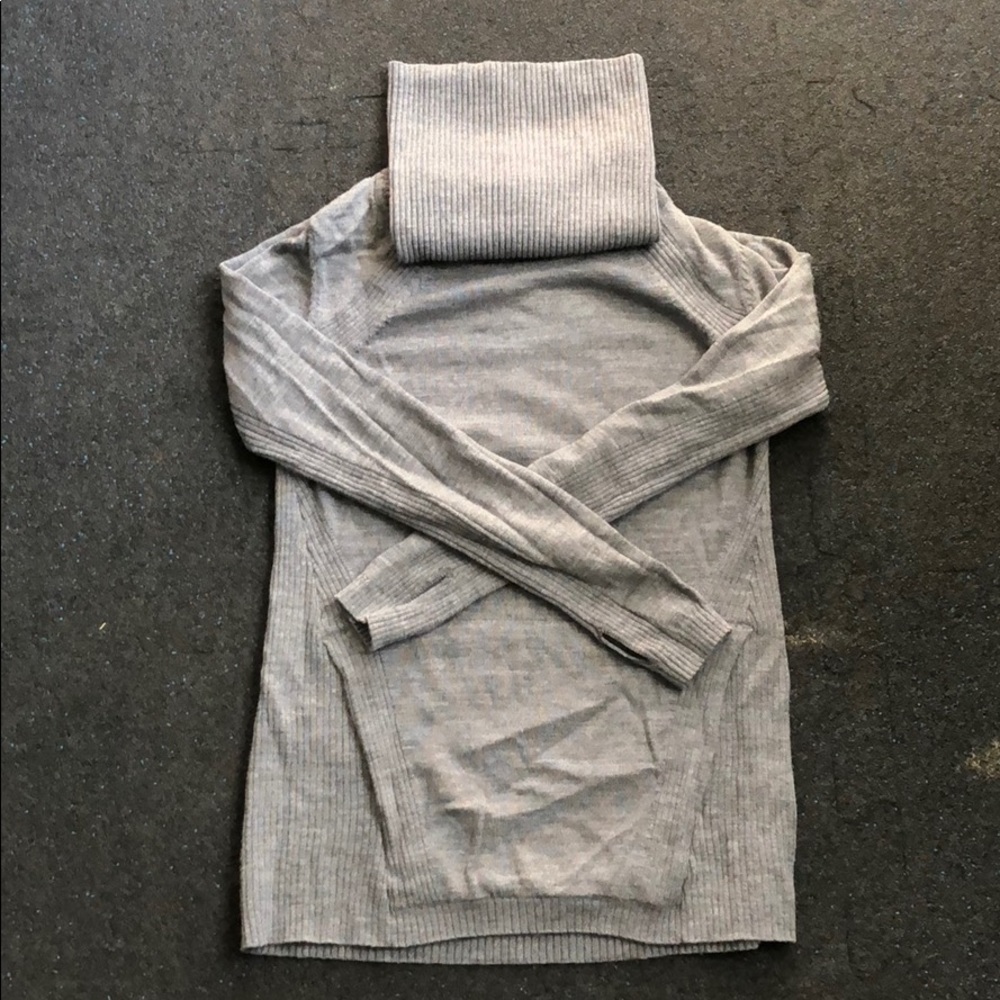 Lululemon merino wool gray turtleneck - 4